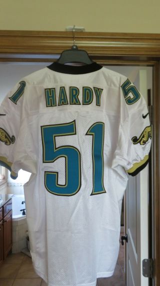 Kevin Hardy Jacksonville Jaguars Authentic Game Issued Jersey sz 48 5