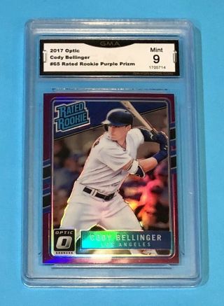 $150 Cody Bellinger Rookie Prizm 2017 Donruss Optic Dodgers Baseball 65 S - S