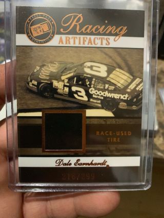 2007 press pass legends Dale Earnhardt racing artifacts 216/299 2