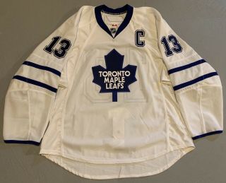 Mats Sundin Toronto Maple Leafs White Authentic Edge 2.  0 Jersey Canada Size 58 2