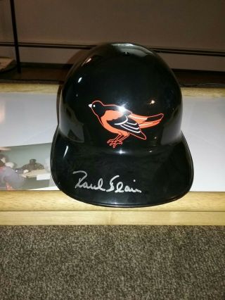 Paul Blair Signed Souvenir Baltimore Oriole Helmet