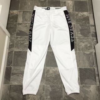 Men’s Adidas Texas A&M Aggies Team Issued Game Worn Baseball Pants Sz L White 3