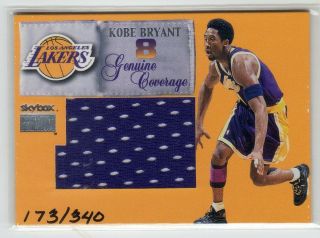 Kobe Bryant 1999 - 00 Skybox Premium Coverage Jersey /340
