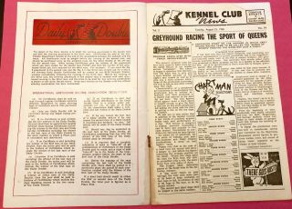 Vintage 1938 Steubenville (Ohio) Greyhound Kennel Club Official Program 2