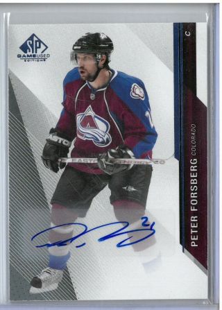 2014 - 15 Ud Sp Game Auto 57 Peter Forsberg