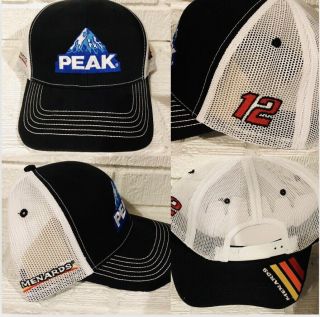 Ryan Blaney Menards Peak Nascar Penske Team Issued Hat Ford Racing 12 Pit Crew