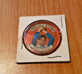 1964 Topps Coin 159 Sandy Koufax La Dodgers Made In Usa