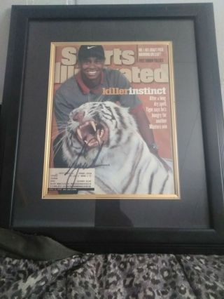 Signed Tiger Woods Sports Illustrated April 13,  1998 7