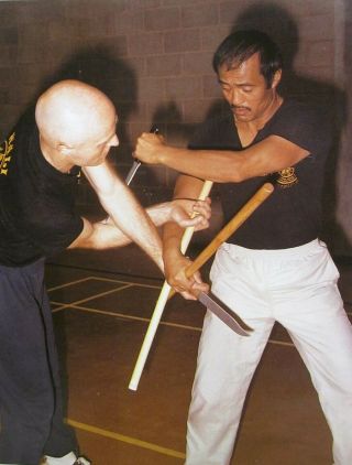 Dan Inosanto Clipping 1980s Color Photo Jeet Kune Do Martial Arts Eskrima Arnis
