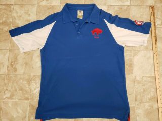 Vintage Reebok Nfl Buffalo Bills Button Short Slv Shirt Embroidered Men’s Sz Lrg