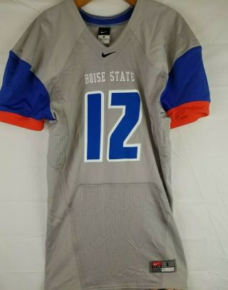 Nike Mens L Boise State Broncos University 12 Football Jersey