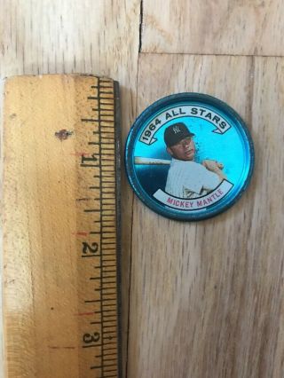 1964 Topps Mickey Mantle Baseball All Star Coin 131