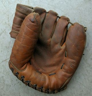 Bob Feller Jc Higgins 1638 Vintage Model Baseball Glove