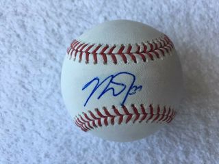 Mike Trout Signed Official Baseball Psa/dna