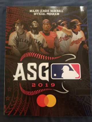 2019 Mlb All - Star Game Official Program