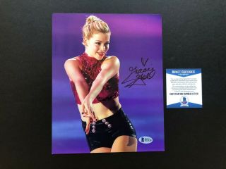Gracie Gold Hot Signed Autographed Us Olympic Skate 8x10 Photo Beckett Bas