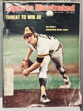 Mlb - Randy Jones - San Diego Padres - July 12,  1976 - Sports Illustrated