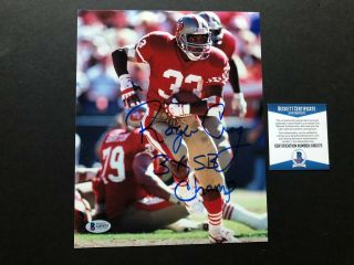 Roger Craig Signed Autographed 49ers Montana 8x10 Photo Beckett Bas