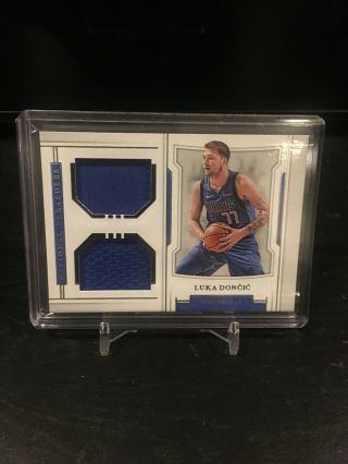 2018/19 National Treasures Luka Doncic Dual Patch 97/99