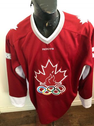 Mens Large Roots Hockey Jersey Sydney Olympics 2000 Team Canada