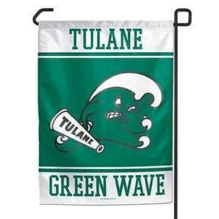 Tulane Green Wave Vintage Look 11 " X15 " Garden Flag Banner