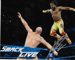 Autographed Xavier Woods Signed Wwe 8x10 Photo