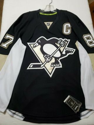 Reebok Authentic Nhl Jersey Pittsburgh Penguins Home Vegas Gold Nwt