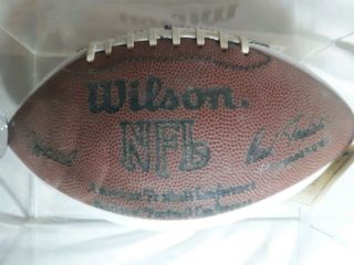 Tony Dorsett,  Paul Hornung,  Y.  A.  Tittle Signed Autographed Football NFL 1991 5