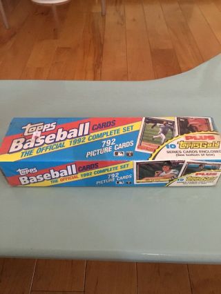 1992 Topps Baseball Complete Set