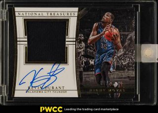 2015 National Treasures Night Moves Kevin Durant Auto Patch /25 Nm - Kdr (pwcc)