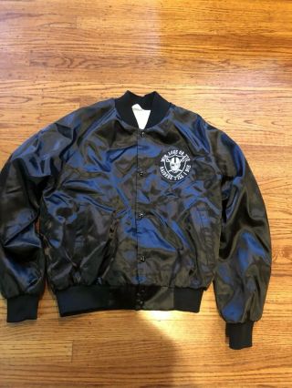 Vintage Los Angeles Raiders Starter Satin Jacket Large 90s Nwa Style Custom