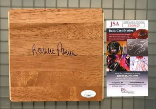 Robert Parish Signed Hardwood Floorboard Floor Piece Autographed Jsa Hof
