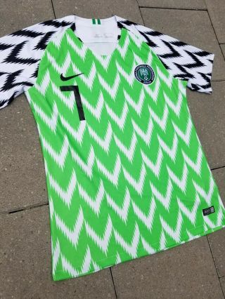Nike Aeroswift Nigeria Football Federation National Team Soccer Jersey Small Men