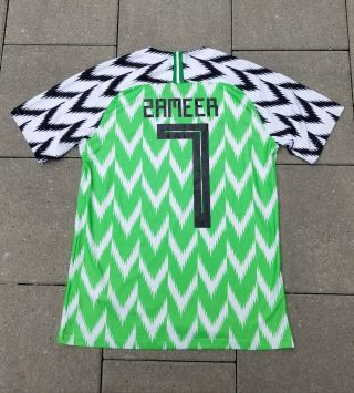 Nike Aeroswift Nigeria Football Federation National Team Soccer Jersey Small Men 4
