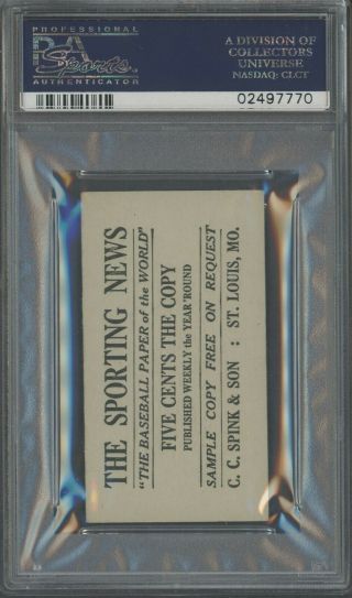 1916 M101 - 4 Sporting News 38 Ty Cobb Detroit Tigers PSA 7 ONLY 2 HIGHER 2