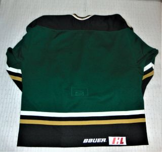 Rare Bauer Kansas City Blades IHL St.  Patricks Green Alternative Jersey Size 56 6
