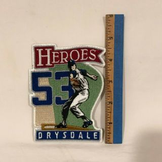 Don Drysdale Los Angeles Dodgers Heroes Patch 1999 Limited Edition 2