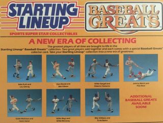 1989 Starting Lineup Baseball Greats Complete Set (, 3 Additional)