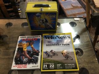 Lance Armstrong Tour De France Champion Signature Trek Collectible Lunch Box