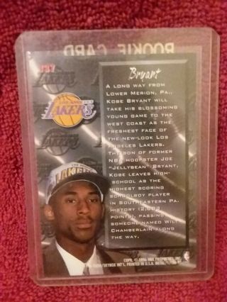 Kobe Bryant 96 - 97 Fleer Metal FRESH FOUNDATION rookie card 2