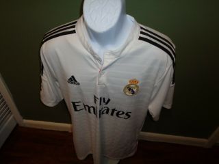 Adidas James Rodriguez Real Madrid 2014 - 2015 Home Soccer Jersey Size L Large