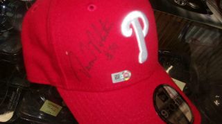 David Robertson Philadelphia Phillies Signed Hat Mlb Authenticated