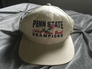 Penn State University Nittany Lions 1995 Rose Bowl Vintage Retro Snapback Hat
