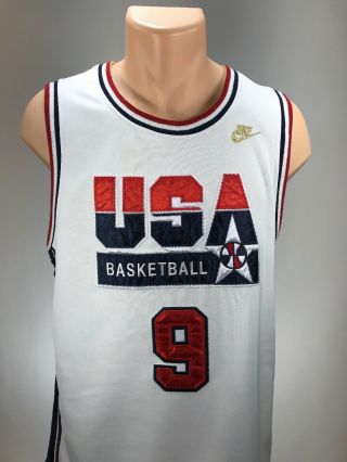 Nike Michael Jordan 1992 Olympic Team Usa Basketball Jersey Dream Team Xl 9