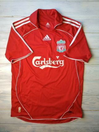 Crouch Liverpool jersey small 2006 2008 home shirt soccer football Adidas 2