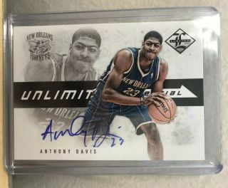 2012 - 13 Limited Anthony Davis Unlimited Potential Rookie Auto Rc /99