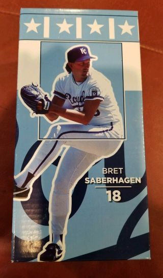 Bret Saberhagen Bobblehead - 18 - Kansas City Royals Hall Of Fame 2010 Nib Sga