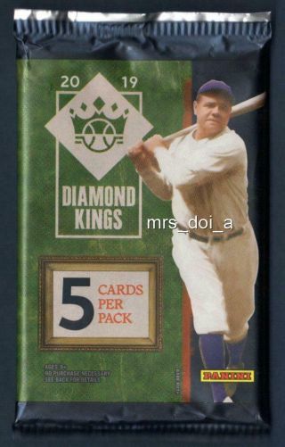 2019 Diamond Kings Dual Auto/jersey/relic Hot Pack Babe Ruth?guerrero?griffey?.