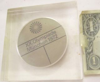 Old Olympic Participation Medal Munich Munchen Germany 1972,  Orig Case
