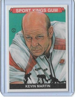 Rare 2015 Sport Kings Kevin Martin Green Card 034 /50 Olympic Curling Legend